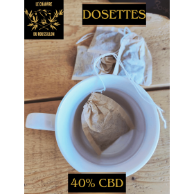 Dosettes Infusion LA CAGNE Originale CBD 40% Dosettes infusion LA CAGNE CBD 40%