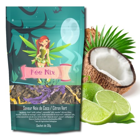 Infusion FÉE NIX (Noix de coco / Citron vert)