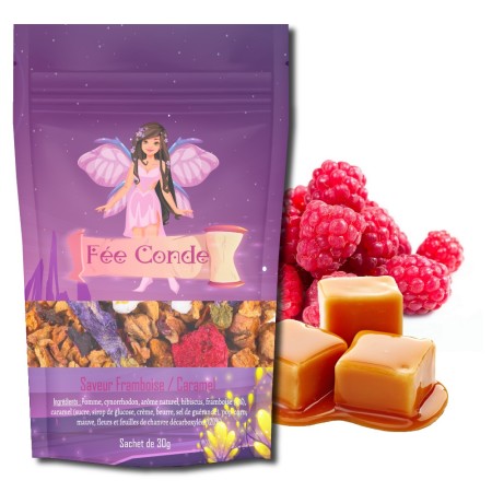 Infusion FÉE CONDE (Framboise / Caramel)