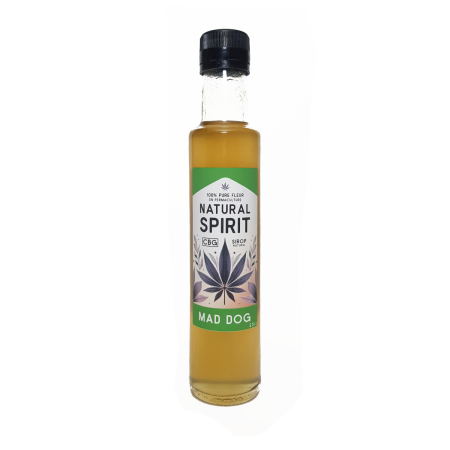 Sirop de fleur de cannabis CBD de MAD DOG CBG 25cl