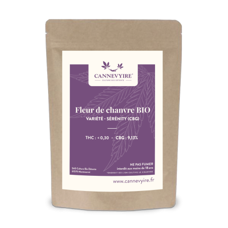 Fleurs CBG variété sérénity 2g