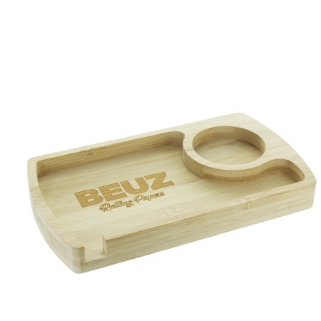 Plateau de roulage Beuz en bois de bambou (GM)