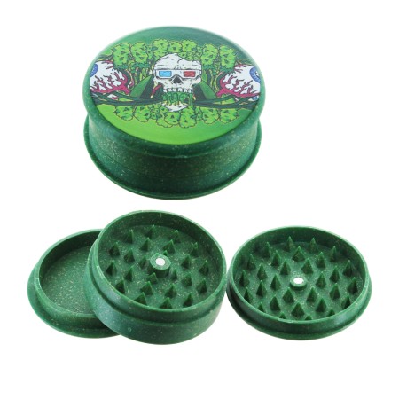 Grinder en chanvre Beuz Skeleton (Vert)
