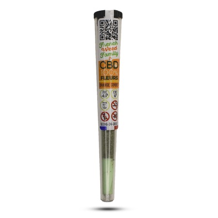 pré roll 100% fleurs ORANGE SORBET CBD king size BIO