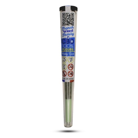  pré roll 100% fleurs MOBY DICK CBD king size BIO 