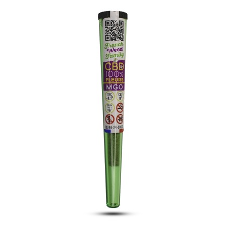 pré roll 100% fleurs MGO CBD king size BIO