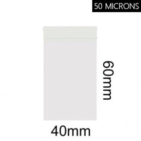 Sachet Plastique Zip 40x60mm / 50 microns