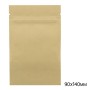 Sachet Kraft avec fenêtre : 90x140mm