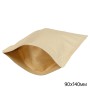 Sachet Kraft avec fenêtre : 90x140mm