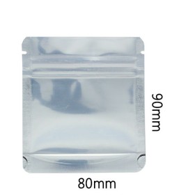 Sachet Zip Mylar Bags (Noir) 80x90mm