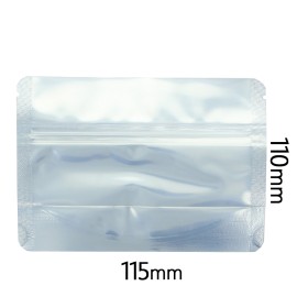 Sachet Zip Mylar Bags (Noir) 115x110mm