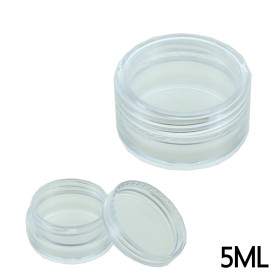 Boite Caps en plastique 5ml (Trans)