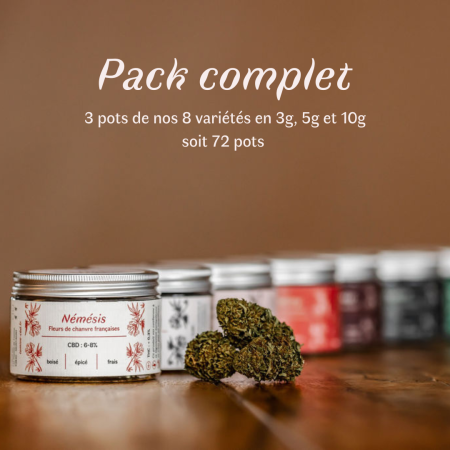 Pack Complet Fleurs x72 pots