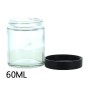 Pot en verre avec opercule 60ml