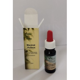 Macérats huileux de chanvre riche en CBD et CBG Full spectrum certifié biologique