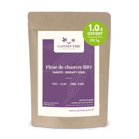 Fleurs CBG variété Sérénity 4+1 OFFERT