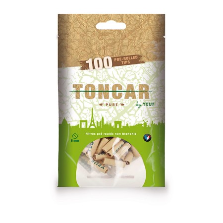 Sachet embouts YEUF pré-roulés 6mm TONCAR