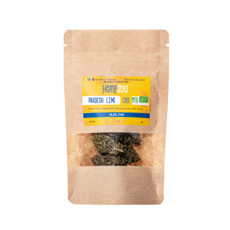 Fleurs packagées 5g CBD - Pradesh Lime