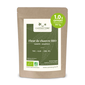 Fleurs CBD varété kompolti 4g + 1g OFFERT